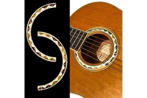 Inlaystickers Inlay Stickers for Acoustic Guitars - Soundhole Rosette/Purfling - Santafe RS-242SA