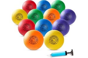 INPODAK Dodgeball for Kids, Playground Balls Set,8.5 Inches Kickball,Garden Games Balls for Girls Boys, Sports Toy Ball for Backyard Lawn Family Party Beach