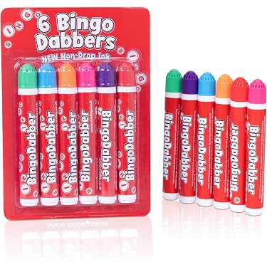 Ameisenkeks – Rotulador De Bingo Rojo De 48 Ml Con Sello, Ideal Para Noches De Juego