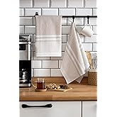 Vionel Home 2'li Mutfak Kurulama Bezi,%100 Pamuk y&uuml;ksek su emici, Beslenme &ouml;rt&uuml;s&uuml;, &Ccedil;ok ama&ccedil;lı servis pe&ccedil;etesi 45x60cm (Bej)