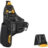 ToughBuilt - Tape Measure/All Purpose Pouch - Pockets and Loops, Rugged 6-Layer Construction, Patented ClipTech&trade; Hub