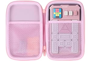 Lebakort Dur Étui Housse Cas Compatible avec GiiKER Super Slide Puzzle Games (Rose)