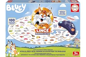 Educa - Bluey Lince Electrónico | Afina el oído, Busca y sé el Primero en Encontrar Tus imágenes | Regalo niños 4 5 6 años, Juego de Mesa Familiar (20359)