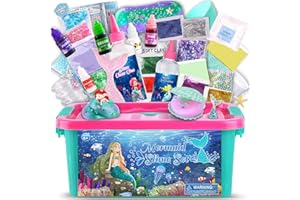 Beauenty Mermaid Slime Kit, Aoft and Fragrant, Comes With...