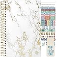 bloom daily planners 2024 Calendar Year Day Planner (January 2024 - December 2024) - 5.5” x 8.25” - Weekly/Monthly Agenda Organizer Book with Stickers & Bookmark - Marble