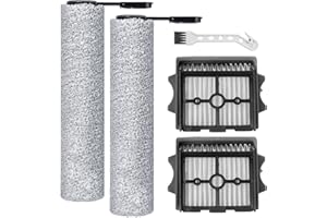 Heykewi Spazzole a Rullo e Filtro HEPA Ricambi per Accessori per Tineco FLOOR ONE SWITCH S6 / FLOOR ONE stretch S6 / FLOOR ONE stretch S6 Lite/FLOOR ONE S7 Stretch Ultra/FLOOR ONE S9 Artist