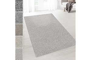 ‎FLOORDIREKT Floordirekt Teppichläufer Grandeur - Teppich Läufer Meterware für Wohnzimmer, Flur, Büro, Schlafzimmer - gekettelt (Sand, 300x150 cm)