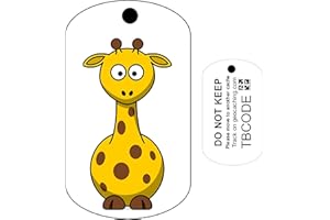 AllCachedUp Gerry the Giraffe (Travel Bug) For Geocaching - Trackable Tag - Unactivated