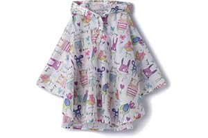 QIKADO Ponchos Impermeables Lluvia Niños Unisexo 1-12 años
