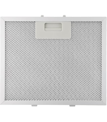 Filtro in alluminio per cappa aspirante in rete metallica, 34 x 27 cm, filtro antigrasso di ricambio per cappe da cucina