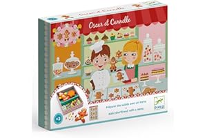 Djeco- Oscar & Cannelle Juego Imitación, Multicolor (DJE-6516)