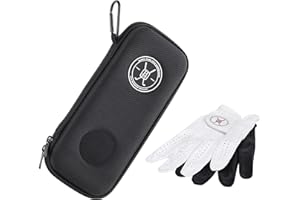 Handy Picks Funda para guantes de golf de alto rendimiento, funda para guantes de golf que protege y mantiene tus guantes de golf limpios y secos, el aire fluye a través de la cubierta trasera para