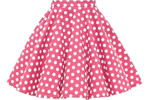 BlackButterfly Enfants Vintage Rockabilly Cercle Complet Années 1950 Jupe de Fille