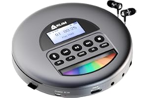 Nomad Bluetooth bärbar CD-spelare - långvarigt batteri - FM-radio TF