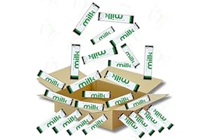 TEA HOUSE DIRECT Lakeland Dairies Milk Stick | Convenient Single-Serve Semi-Skimmed Milk Pack of 10 x 10ml Milk-Sticks