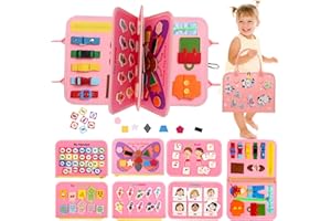 ONLYFUN Busy Board, Jouet Bébé 1 an, Cadeau Enfant 1 an, Montessori 1 2 Ans, Jouet Enfant 1 an, Jeux Bébé 1 an, Cadeau Bébé 1 2 Ans, Jouet Fille 1 2 Ans