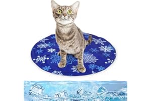 NAMOTEK Pet Cooling Mat for Dogs Non-Toxic Gel Self Cooling Pad for 40x40 cm in Hot Summer Durable Cool Pad Waterproof & Easy Clean
