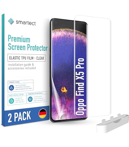 HidWee Vetro Teperato Copatibile con OPPO Find X9 Pro, 2 Pezzi 9H Durezza Pellicola Protettiva