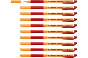 ‎STABILO STABILO - Tintenroller - pointVisco - 10er Pack - rot