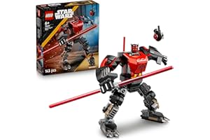 LEGO Star Wars Mech Dartha Maula, zestaw dla 6-latka, Gwiezdne Wojny: Wojny klonów do kolekcji, zabawka konstrukcyjna dla dziecka, pomysł na prezent dla chłopców i dziewczynek w wieku od 6 lat 75411
