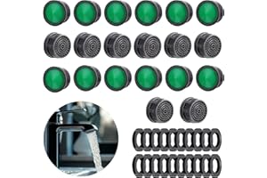 AOZUO 20 Stück Wasserhahn Siebeinsatz,Wasserhahn Sieb Wasserspareinsatz Wasserhahnbelüfter Wassersparer für Wasserhahn Siebeinsatz Belüfter Wassersparendes