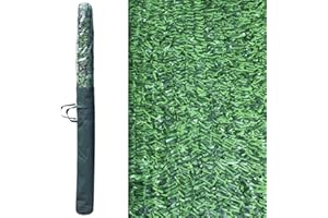 Pal Ferretería Industrial Rollo de seto Artificial ignífugo Verde de ocultación 3x1.5m (1- Rollo seto 3x1.5)