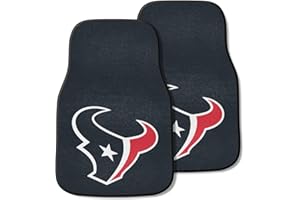 FANMATS NFL Houston Texans Nylon Face Carpet Car Mat,Team Color,18"x27"