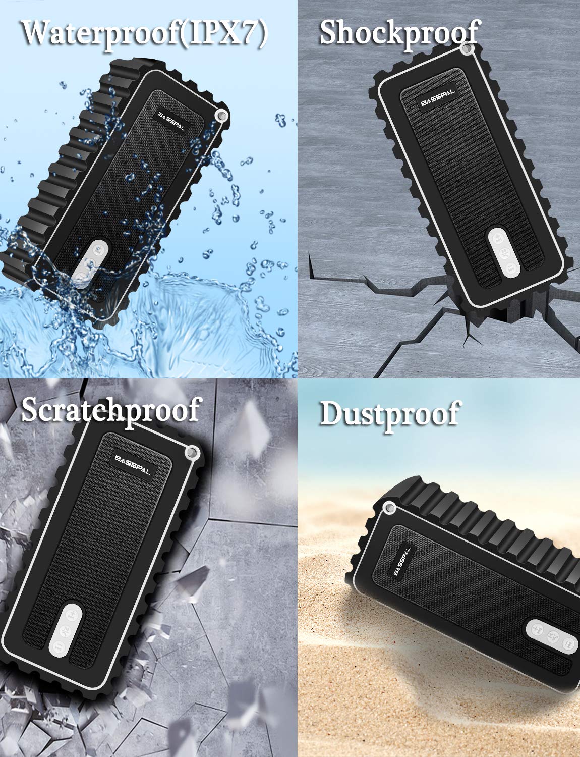 BassPal-Enceinte-Bluetooth-tanche-IPX7-Enceinte-Portable-10W-Son-Stro-Basse-Riche-12-Heures-dautonomie-en-Lecture-Micro-Intgr-et-Haut-Parleur-sans-Fil-Extrieur-pour-Piscine-Douche-Radio