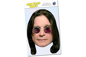 Party People 1 x Ozzy Osbourne - Celebrity Face Mask - Ready To Wear - Ozzy O