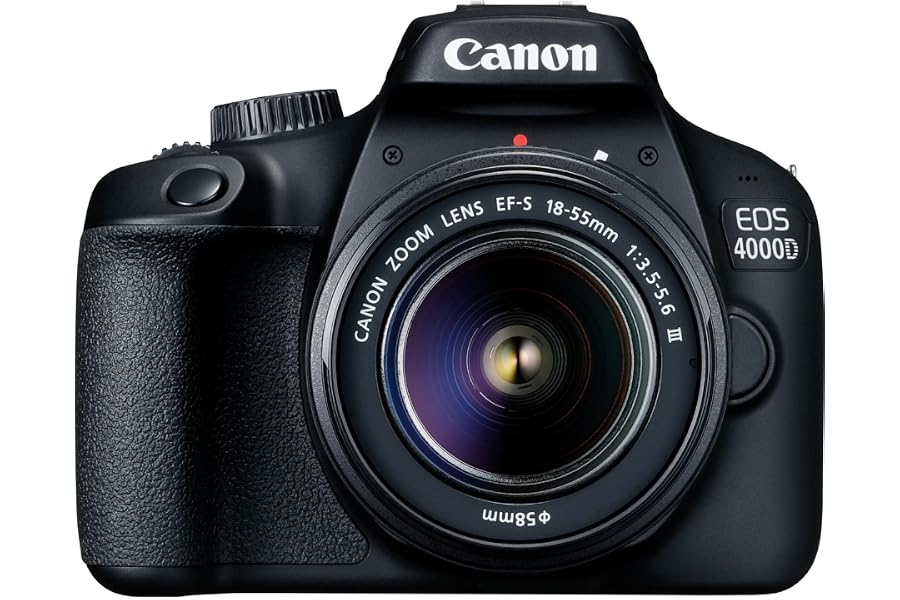 Canon Eos 4000D Ef S 18 55mm Iii Lens Black