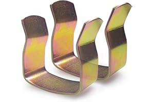 COOL BED SLEEP WELL, PAY LESS COOL BED 2 X Metal U Clips for Joining Divan Bed Bases or Ottoman Bed Bases (2 x Metal U Clips)