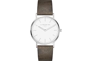 Liebeskind Damen Analog Quarz Uhr mit Lederarmband