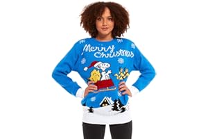 New Camp Ltd Mens Ladies Unisex Christmas Xmas Jumper Sweater Knitted Rudolph Santa Reindeer Nordic Culture National City Classic Retro Vintage Novelty Sizes S/M/L/XL/2XL/3XL/4XL