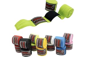 Shikra™ Sports MMA Kick Boxing Hand Wraps Inner Gloves Fist Protector Muay Thai Woven Cotton Bandage, Martial Art Training Karate Fighting