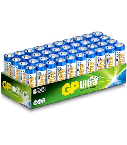 Piles AAA - Lot De 40 Piles | GP Extra | Batteries Alcalines AAA Lr3 1 5v Longue Duree Tres Puissantes Utilisation Quotidienne 88572205
