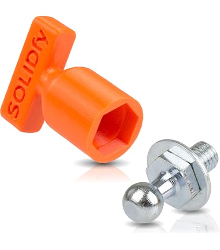 KQDRAVINE M8 Kogelpennen – 2 Stuks Roestvrij Staal, 10mm Kogelkop, Voor Gasveren, Achterklep En Motorkap