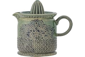 Bloomingville Liselu wyciskarka do cytryn, zielony, kamionka, d?. 17,5 x wys. 15,5 x szer. 12 cm