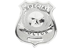 W WIDMANN MILANO Party Fashion 3302A - znak policyjny, policjant, srebro, kostium, akcesoria, karnawał, impreza tematyczna