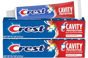 Crest Tandkräm 232.5 g hålskydd vanlig (förpackning med 2)