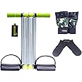 unitrim Triple Spring Tummy Trimmer Best Ab Exerciser – No. 1 Rated Fitness Equipment for Home – Lifetime Service Warranty With Socks And Gloves Free (14 Inch Spring)
