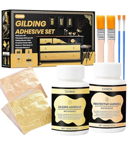 Lot De 3, Flocons De Résine De Dorure à La, Flocons De Feuille