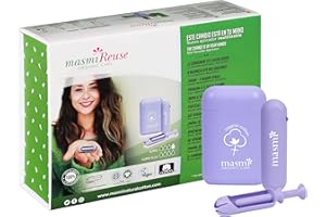 ‎MASMI Bio Tampons mit Re-Use Applikator für Super & Super Plus Bio Tampons - Masmi