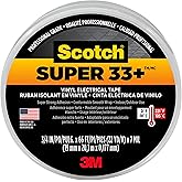 Scotch Super 33 Plus vinil plastik izolasyon bandı Siyah &ndash; 3 M &ndash; 6130
