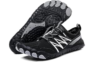 XIEHX Barefoot Shoes Mens,Quick Dry Water Shoes,Non-Slip Running Shoe Mens Women,Lightweight Beach Shoes with Heel Support for Swim Surf Walking Hiking