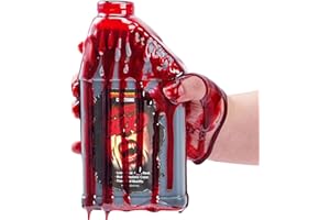 Spooktacular Creations Halloween 473ml sangre falsa líquida, botella de sangre de vampiro para maquillaje de Halloween maquillaje sangre falsa decoración de efectos especiales