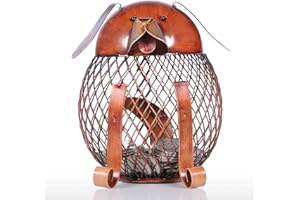 Tooarts Money Box Puppy Coin Bank, Coin Jar Dog Money Bank (Wine Corks Container Home Decorations Interior Decorations)