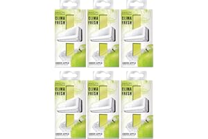 ‎AREON Areon Klima Fresh Deodorant Klimaanlagen Apfel Grün Umwelt Parfums Haus duftenden Filter Papier Aroma Original (Green Apple 6 Stück)