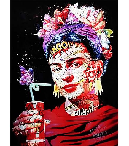 KUSTOM ART Poster Mural Décoratif Série Peintres Célèbres