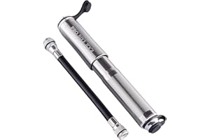 Pro Bike Tool Mini Pompe à vélo – Compatible avec Presta et Schrader – Haute Pression PSI – Fiable, compacte et légère – Pompe à Pneu de vélo pour vélo de Route, VTT et BMX