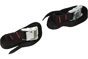 Peruzzo - Paire de Sangles avec Boucle - Longueur 150cm - pour Porte-Vélo de Coffre - Vérifiez Compatibilité avec Modèles - Accessoire Essentiel pour Sécurité et Stabilité